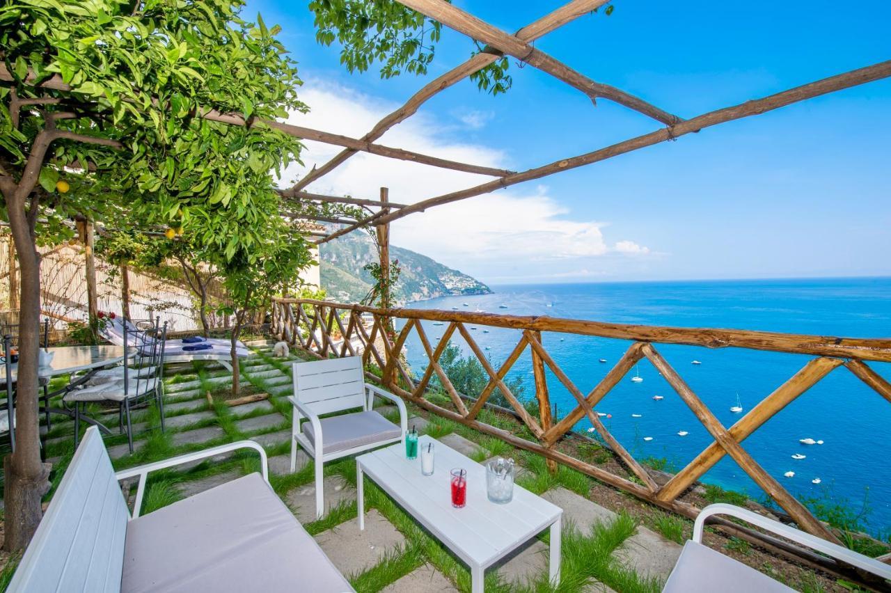 Villa Briganti Seaview Terrace Positano Exterior foto